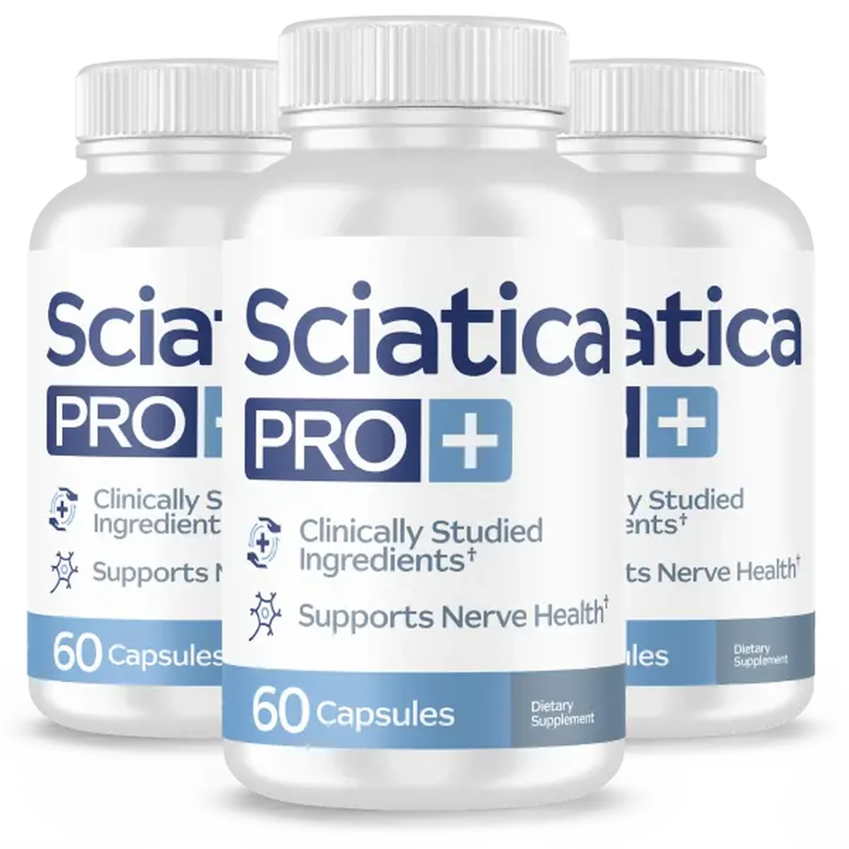 Sciatica Pro+ 3 bottles package — nerve support supplement pricing